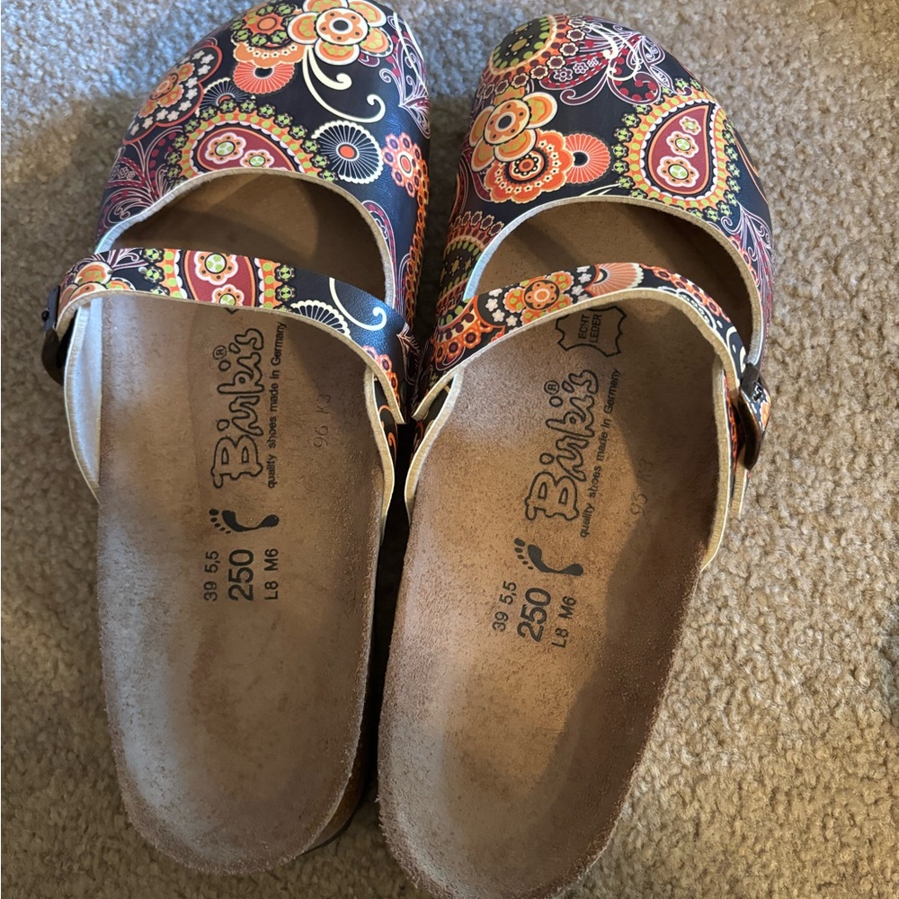 Ladies Birkis Birkenstock Paisley print
